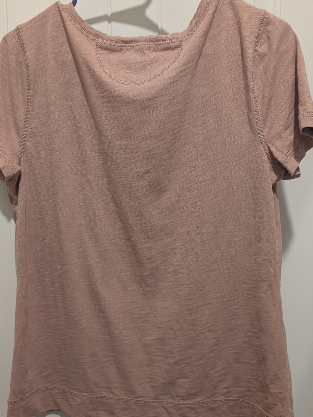 Lauren Ralph Lauren Dusty Rose Short-Sleeve Henley Tee - Picture 3 of 4